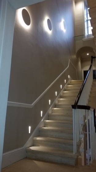 Landsdown Crescent LED Lighting Stairs